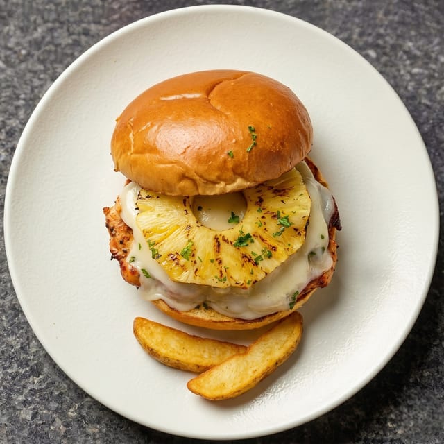 Pineapple Chicken Sandwich.
